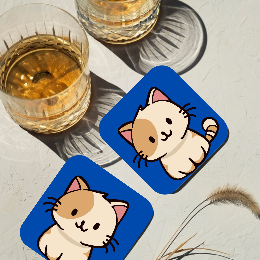 Purr-fect Cat Coaster
