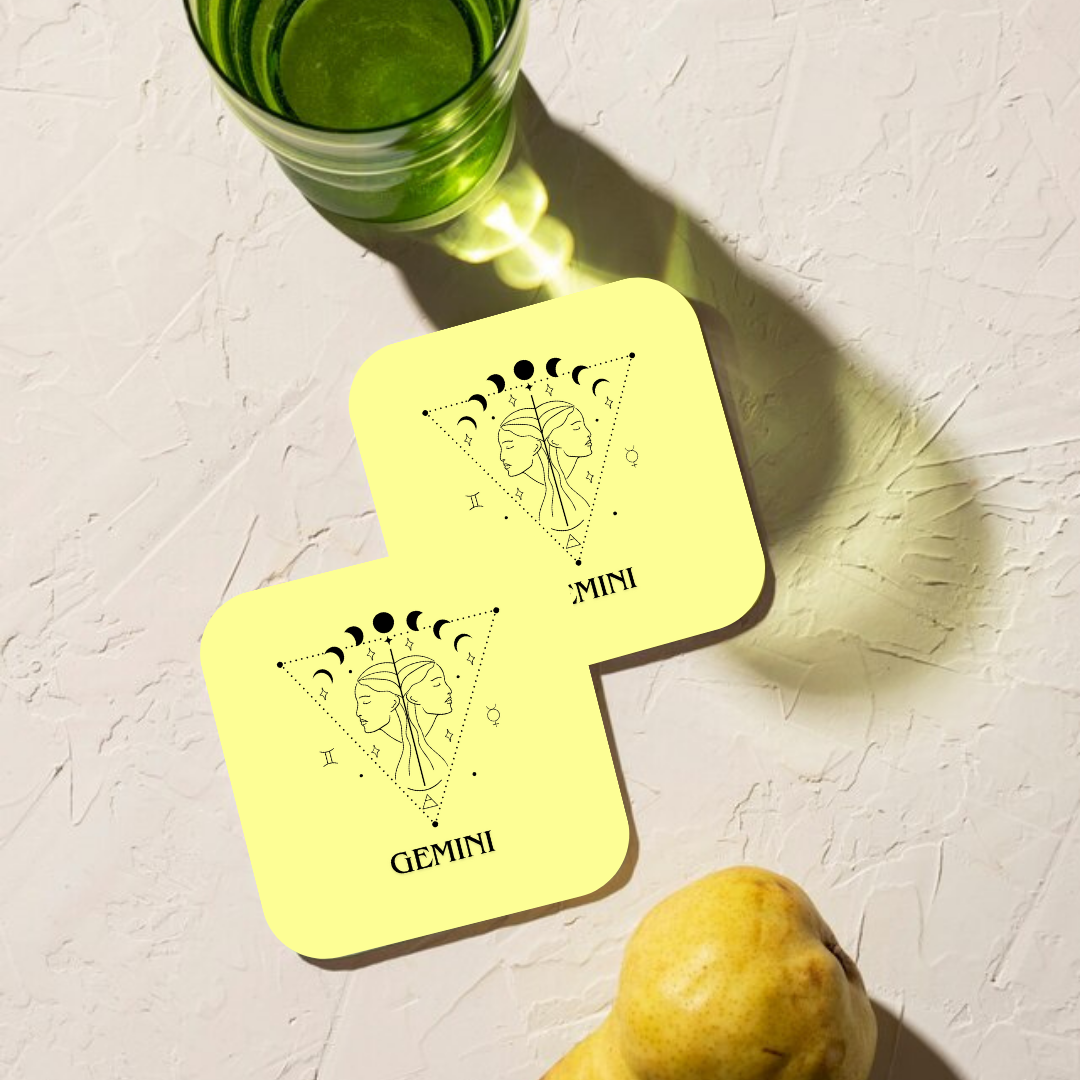 Gemini Zodiac Coaster