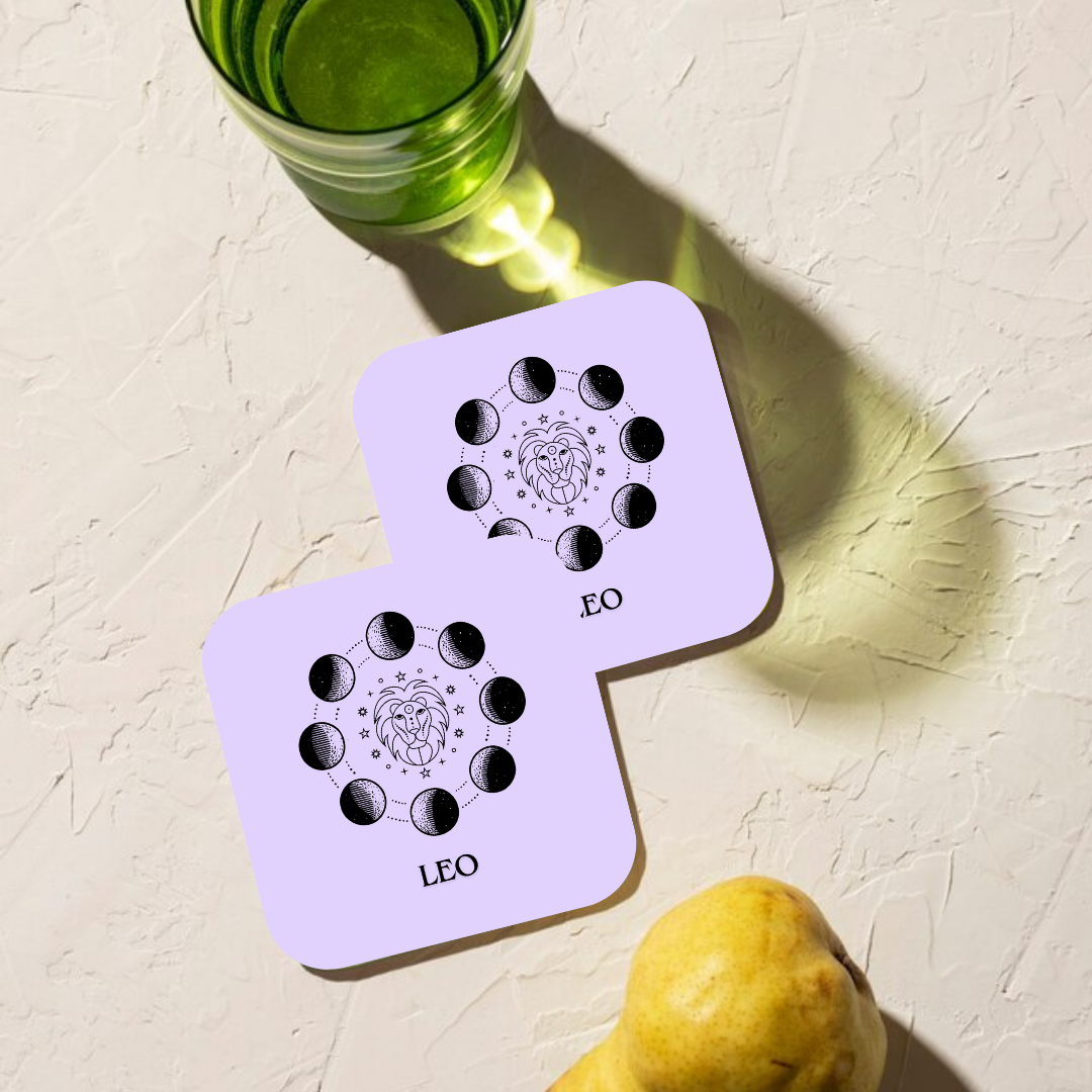 Leo Zodiac Coaster
