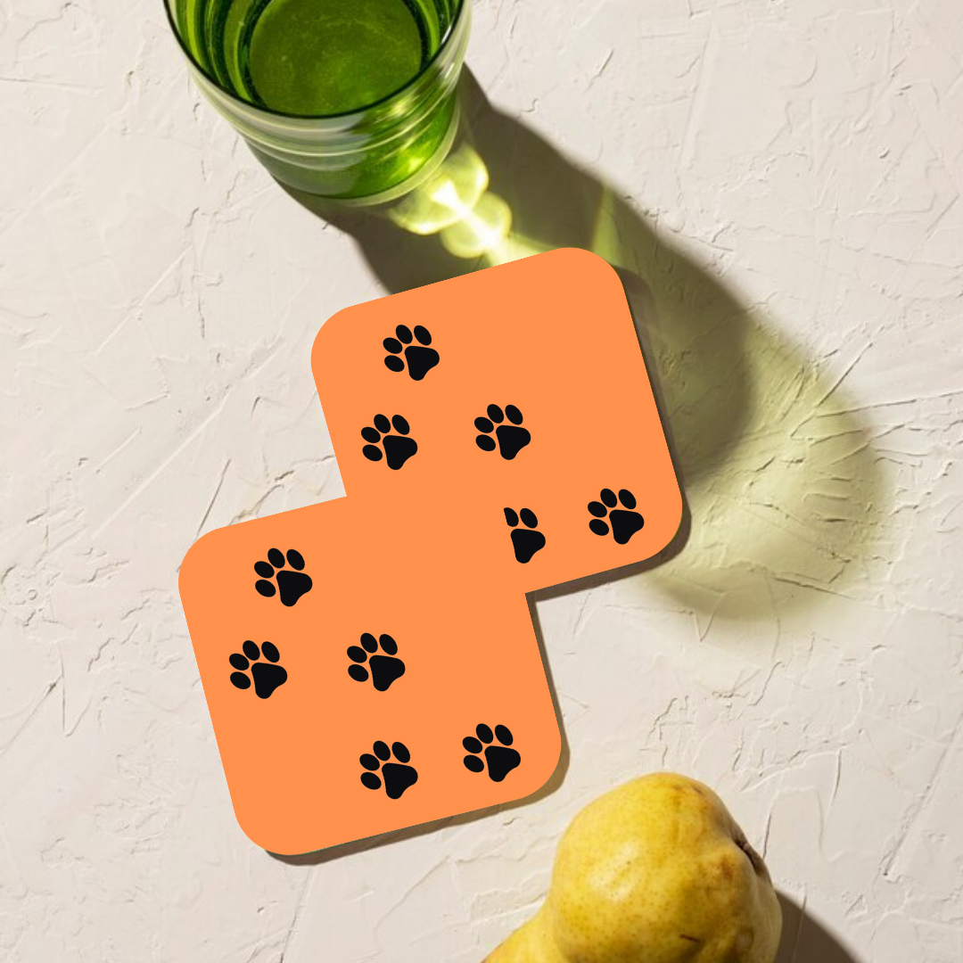 Purr-fect Cat Paw Coaster