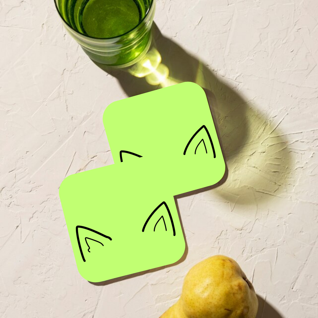 Purr-fect Cat Ears Coaster
