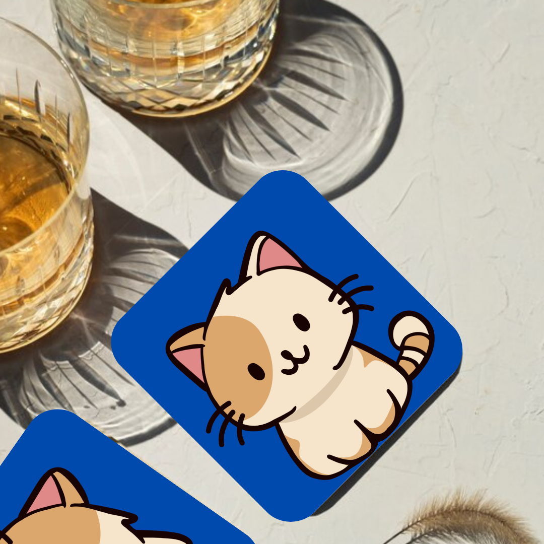 Purr-fect Cat Coaster