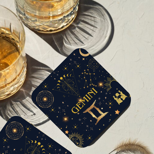 Gemini Zodiac Coaster