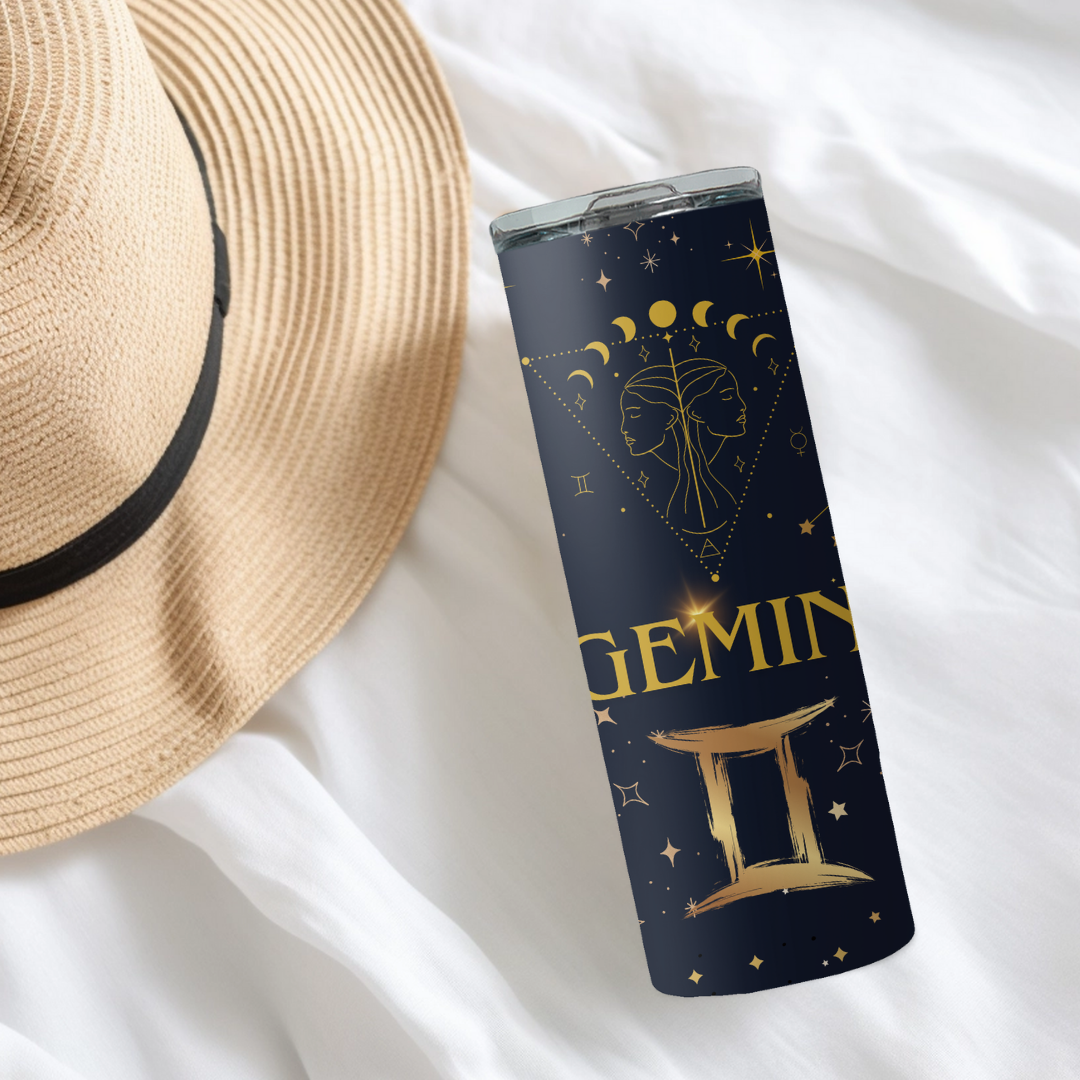 Gemini Zodiac Sign Tumbler