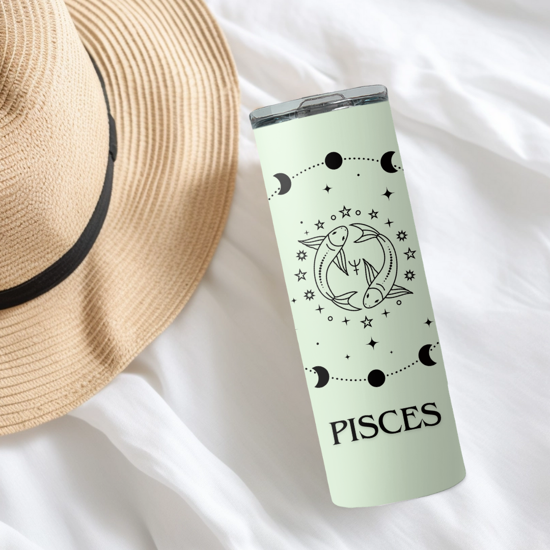 Pisces Zodiac Sign Tumbler