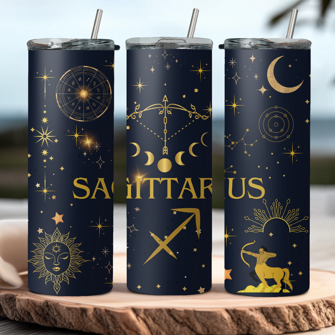 Sagittarius Zodiac Sign Tumbler
