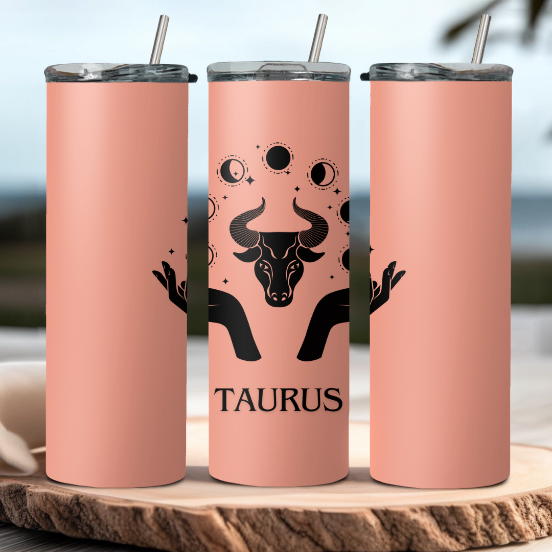 Taurus Zodiac Sign Tumbler
