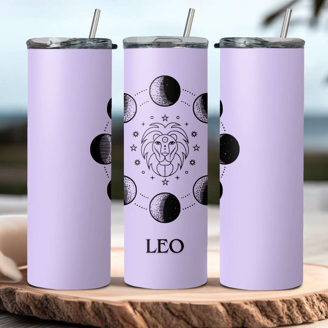 Leo Zodiac Sign Tumbler