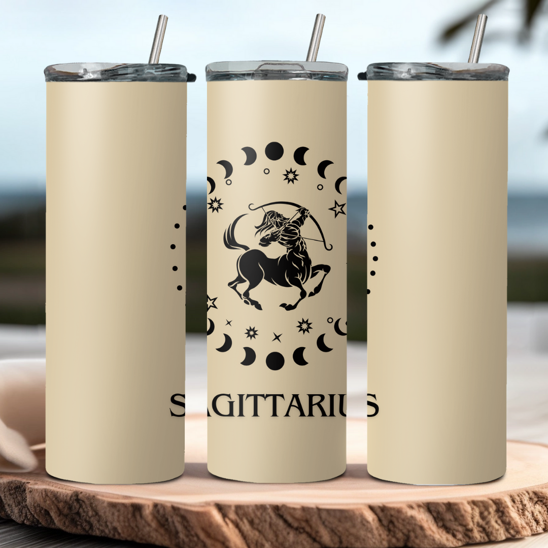 Sagittarius Zodiac Sign Tumbler