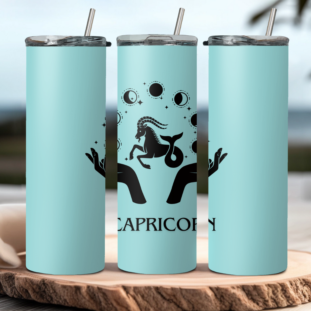 Capricorn Zodiac Sign Tumbler