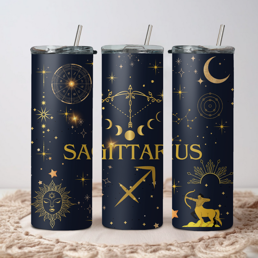 Sagittarius Zodiac Sign Tumbler