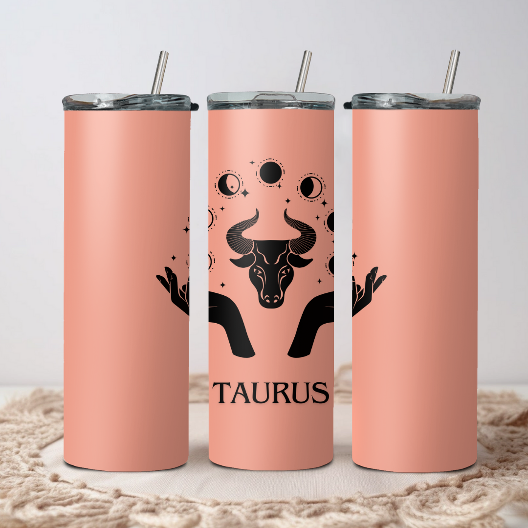 Taurus Zodiac Sign Tumbler