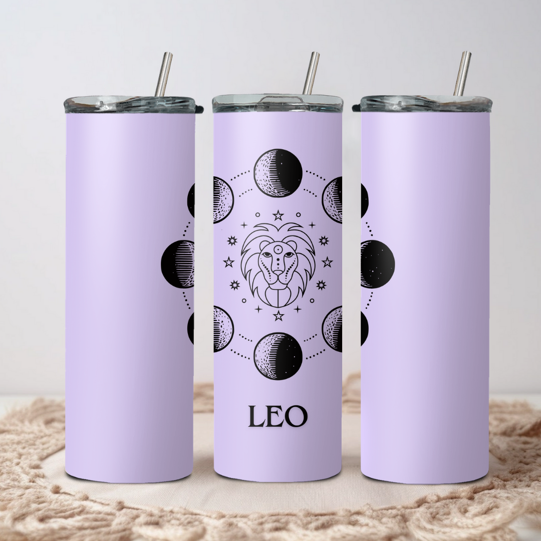 Leo Zodiac Sign Tumbler