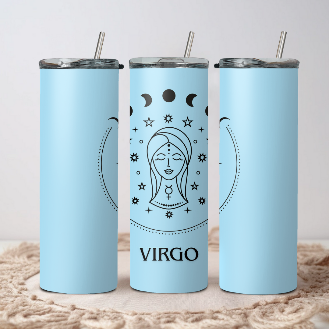 Virgo Zodiac Sign Tumbler