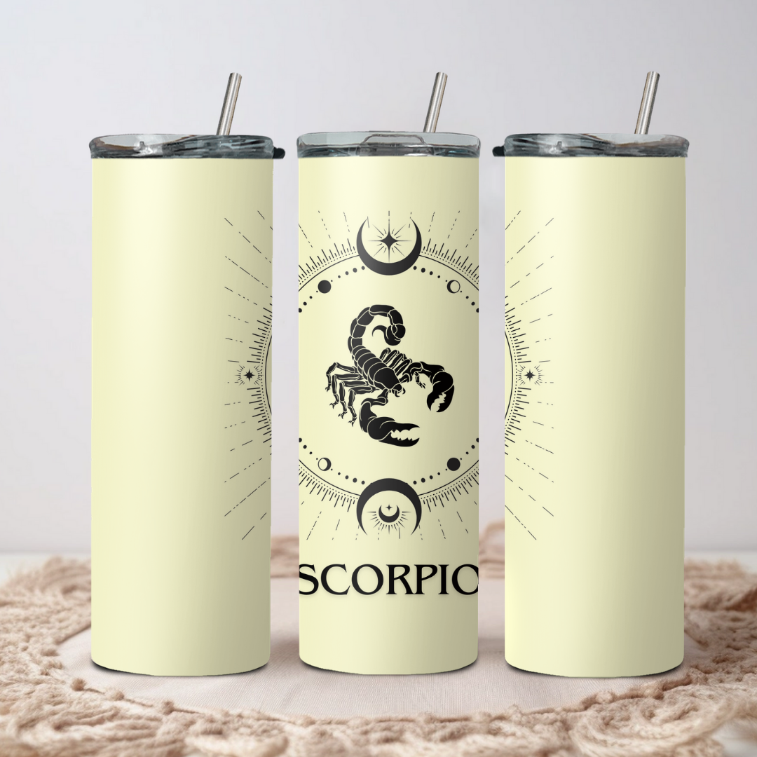 Scorpio Zodiac Sign Tumbler