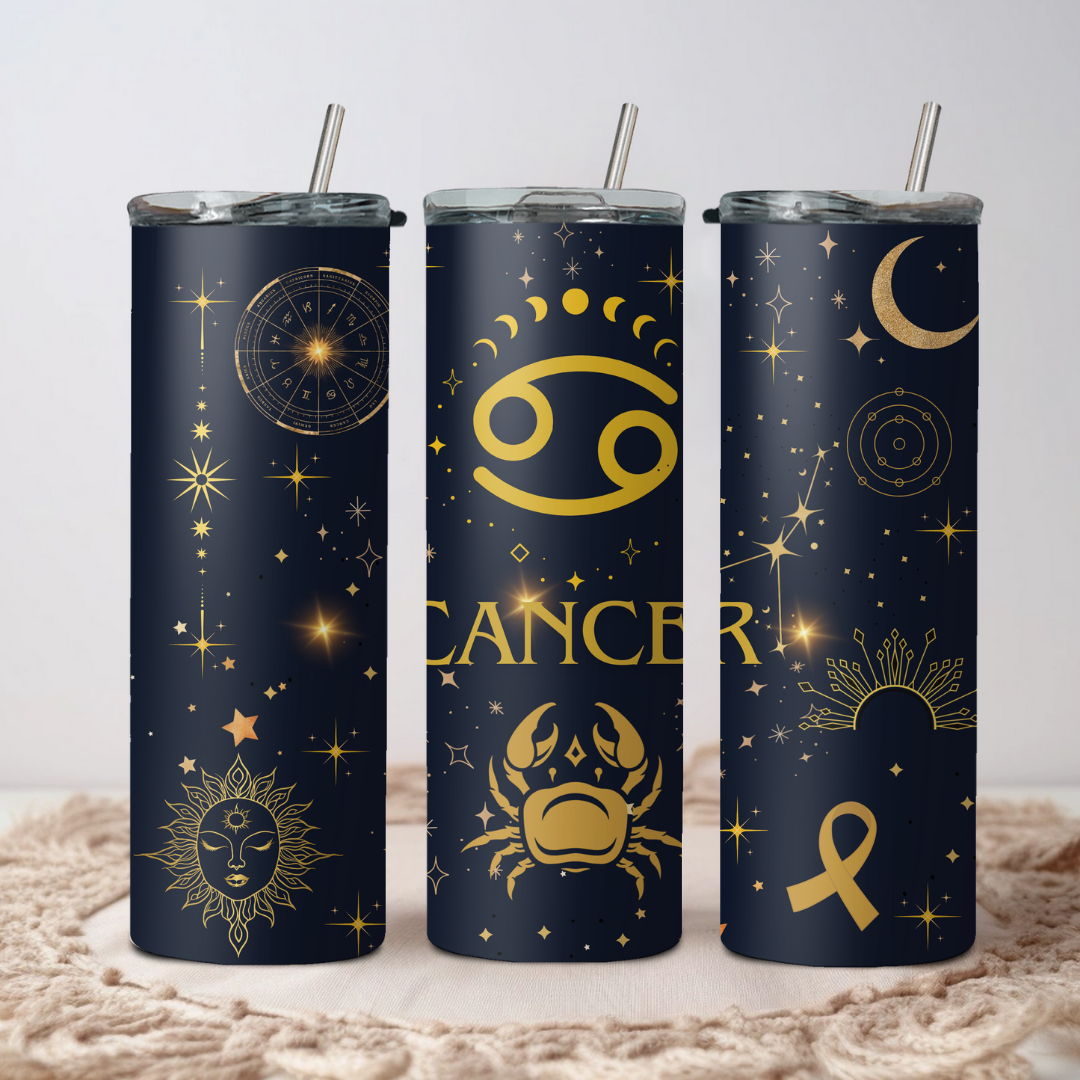 Cancer Zodiac Sign Tumbler