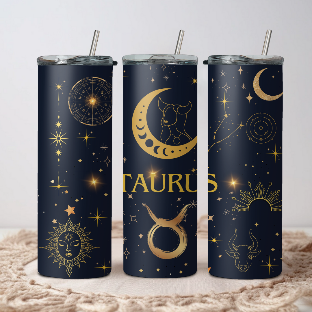 Taurus Zodiac Sign Tumbler