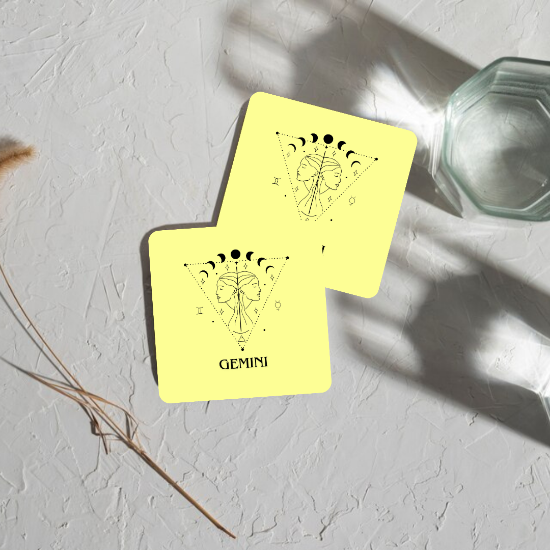 Gemini Zodiac Coaster