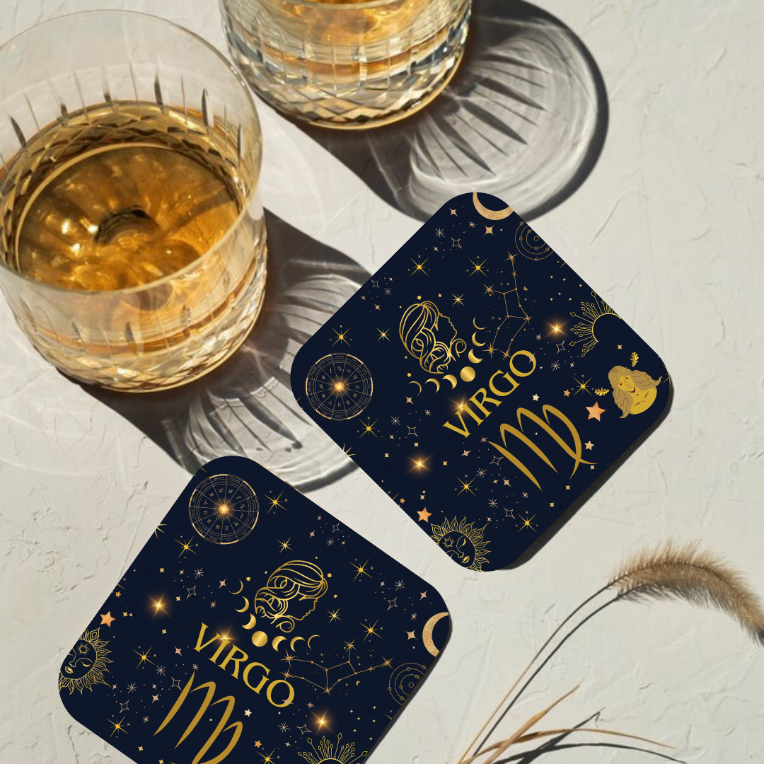 Virgo Zodiac Coaster