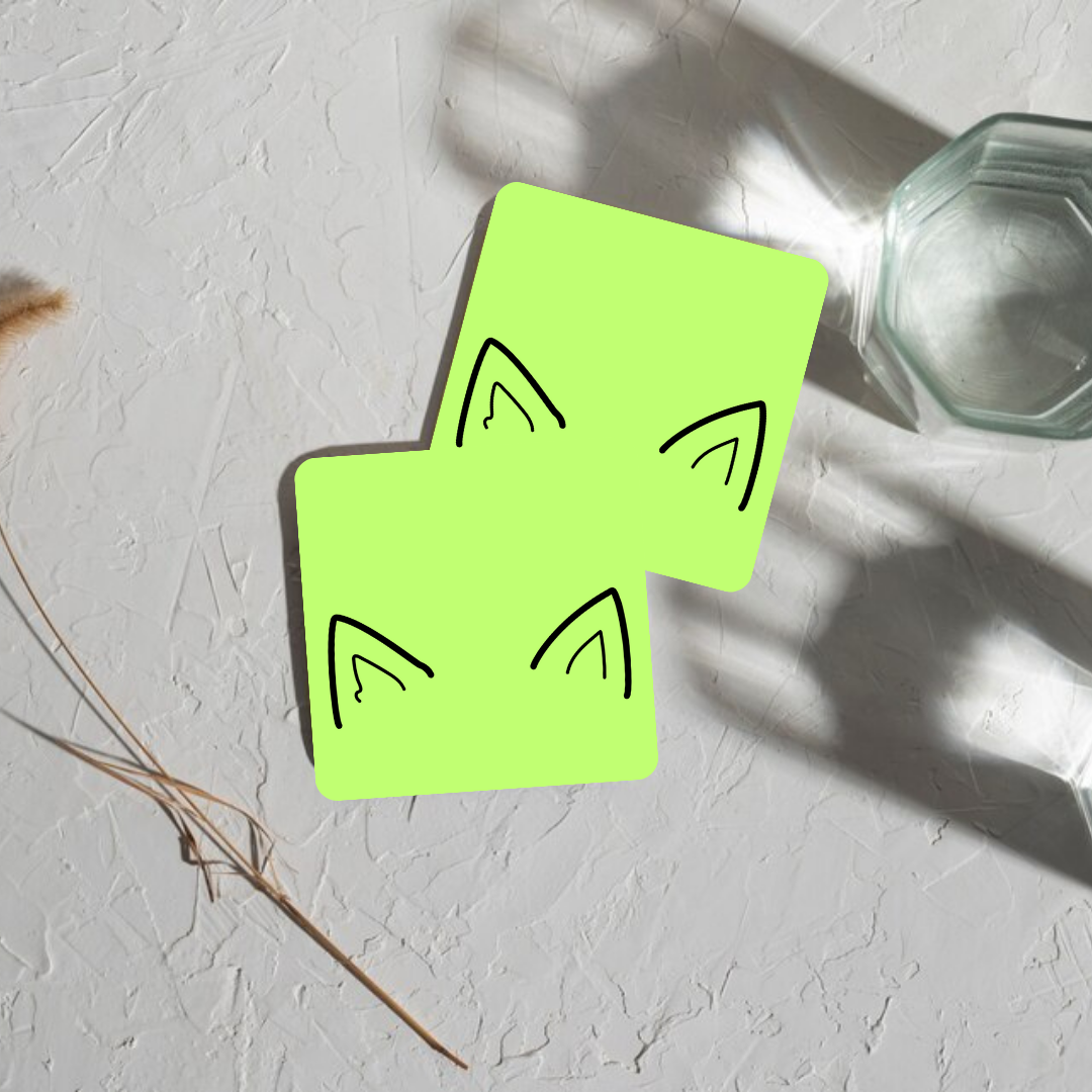 Purr-fect Cat Ears Coaster