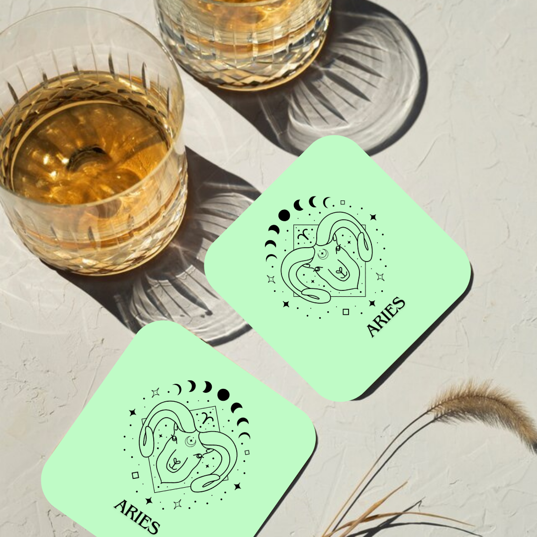 Aries Zodiac Coaster