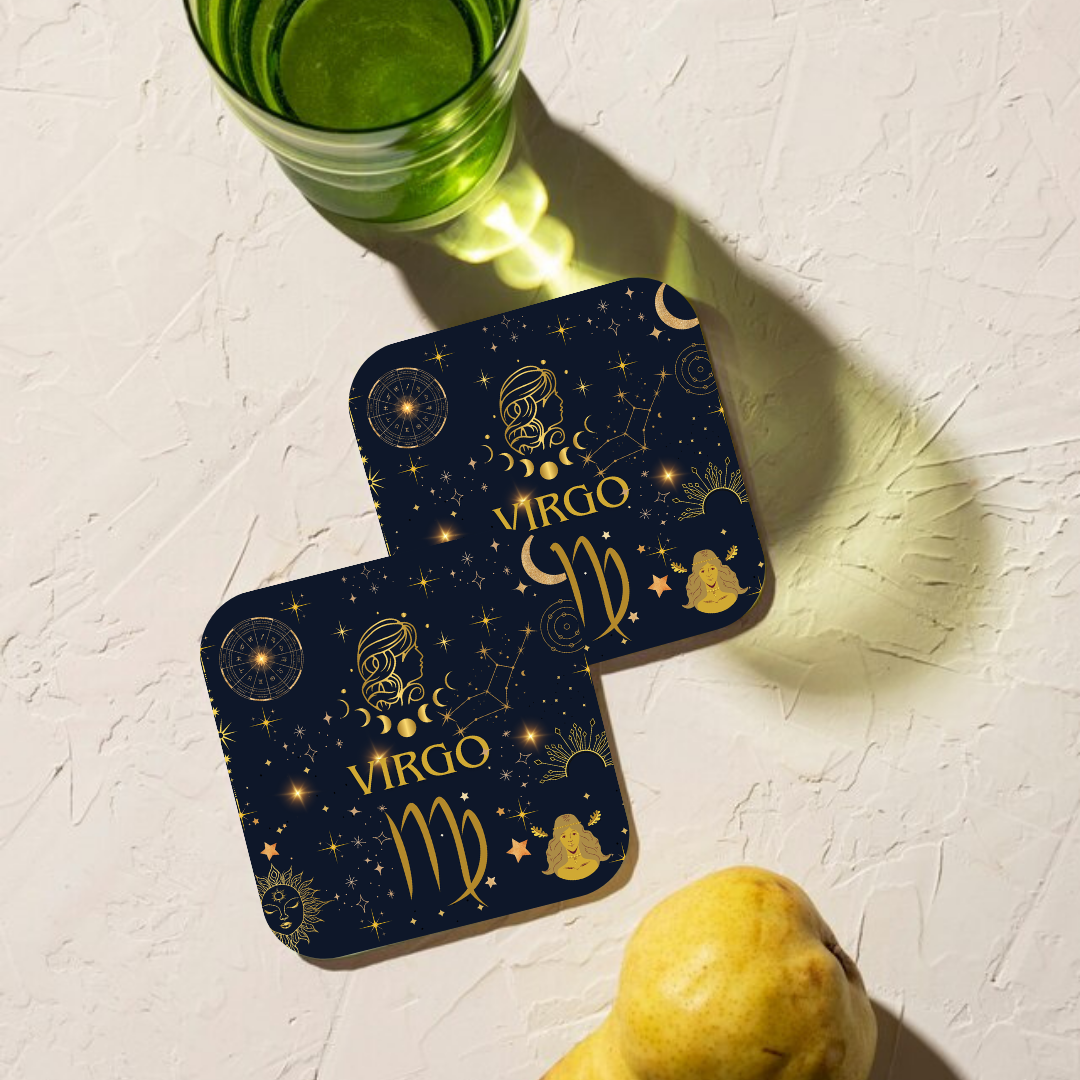 Virgo Zodiac Coaster