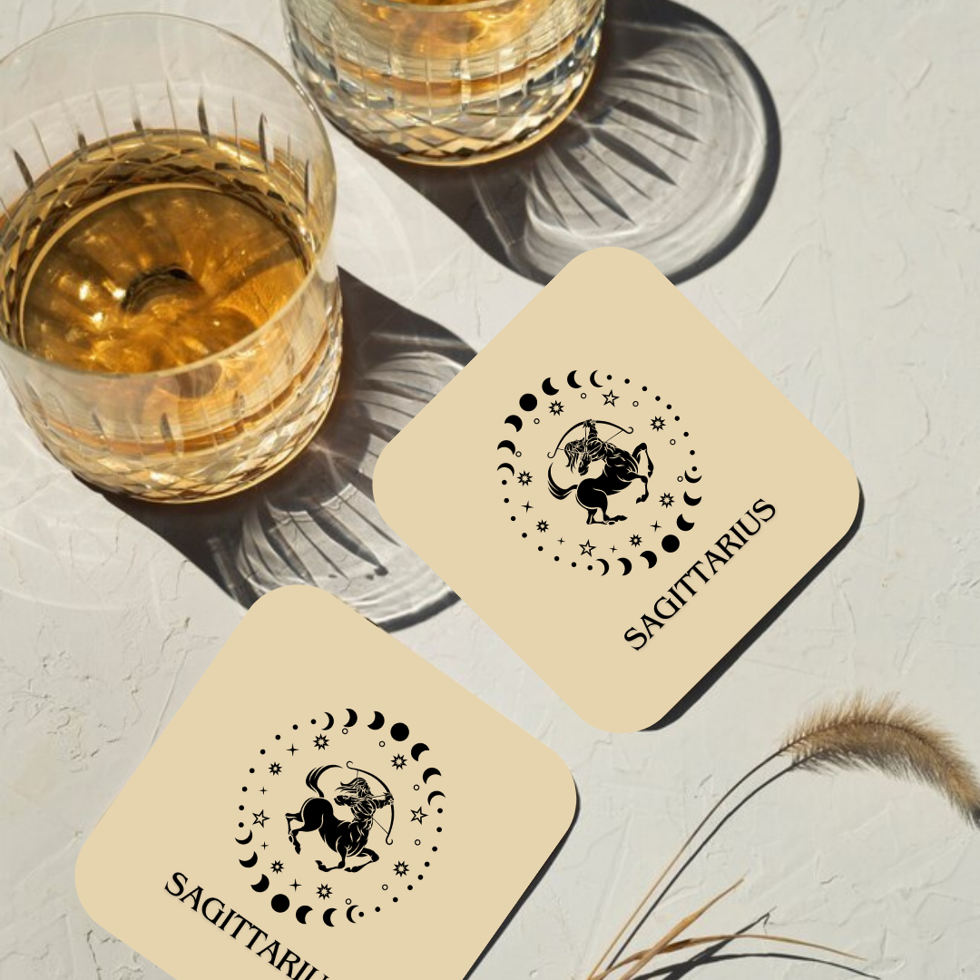Sagittarius Zodiac Coaster