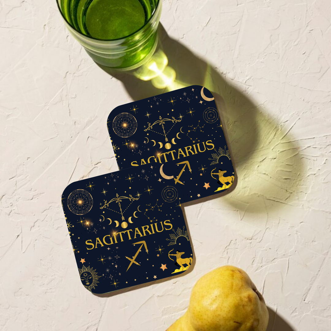 Sagittarius Zodiac Coaster
