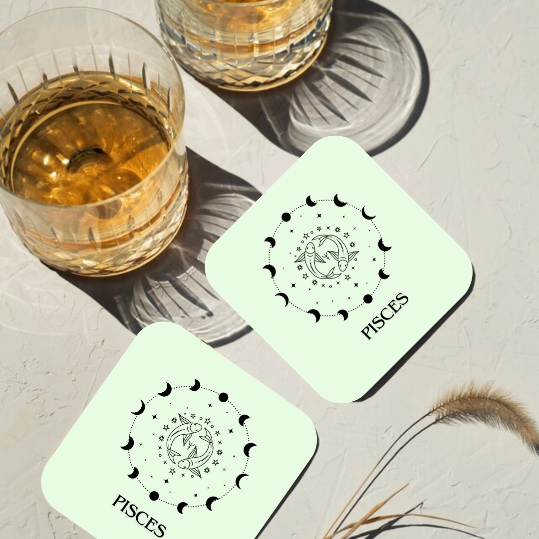 Pisces Zodiac Coaster
