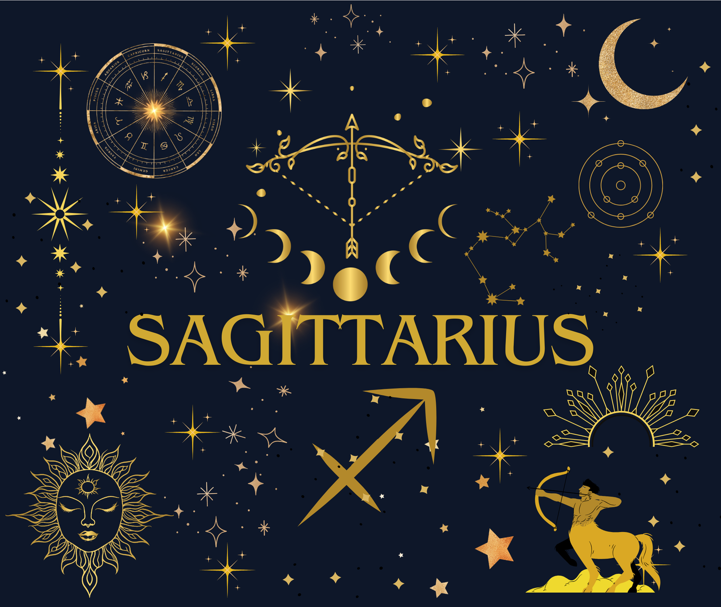 Sagittarius Zodiac Sign Tumbler