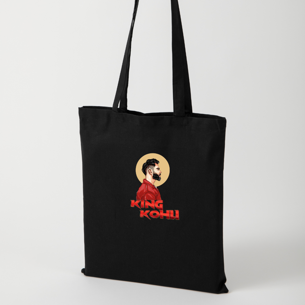 King Kohli Tote Bag