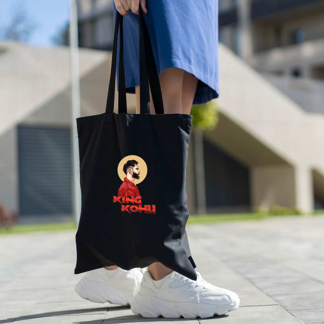 King Kohli Tote Bag