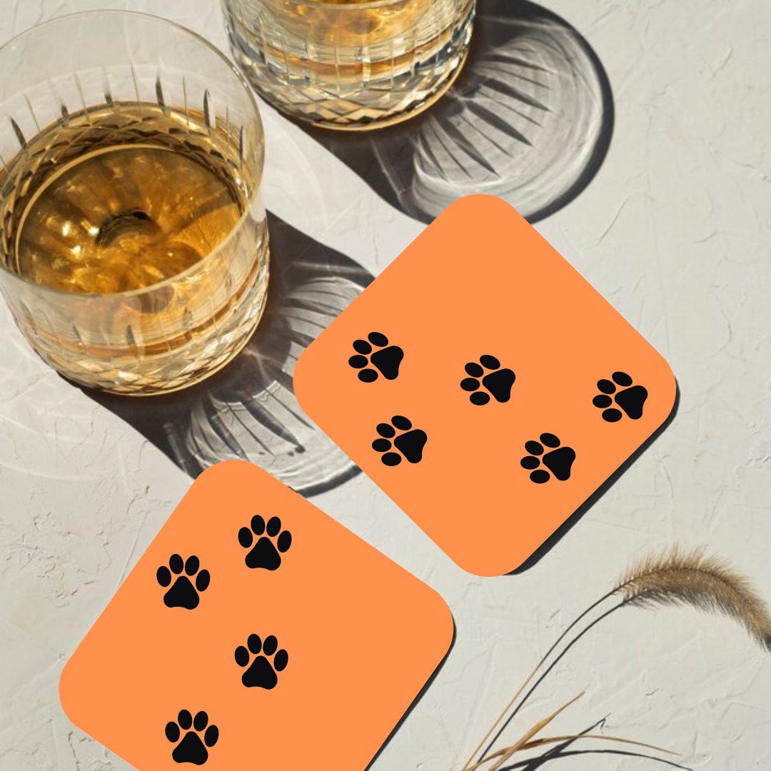 Purr-fect Cat Paw Coaster
