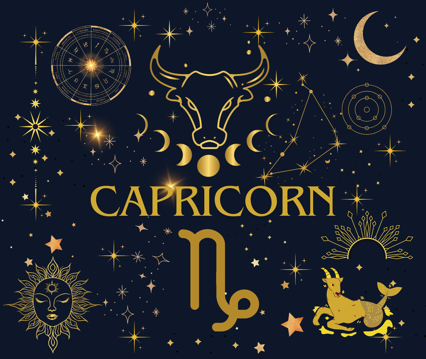 Capricorn Zodiac Sign Tumbler