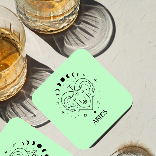 Aries Zodiac Coaster