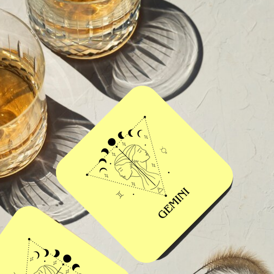 Gemini Zodiac Coaster