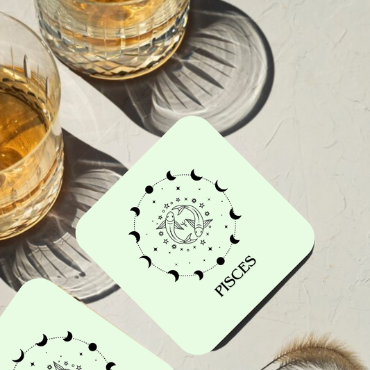 Pisces Zodiac Coaster