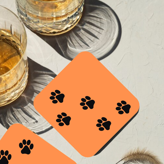 Purr-fect Cat Paw Coaster
