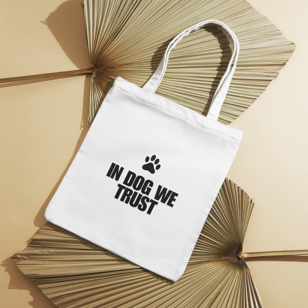 In dog we trust Tote Bag