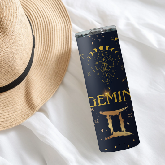 Gemini Zodiac Sign Tumbler