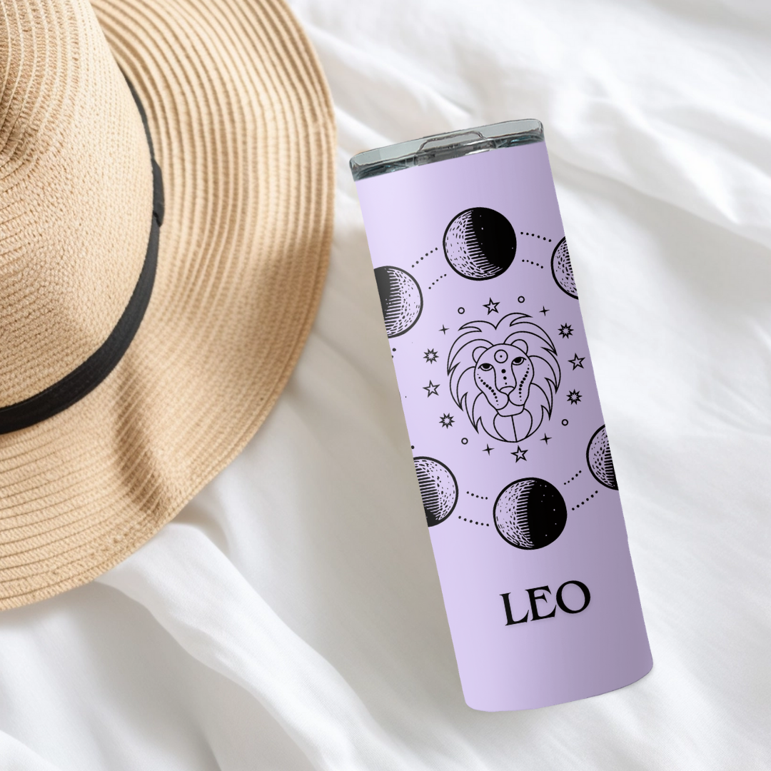 Leo Zodiac Sign Tumbler