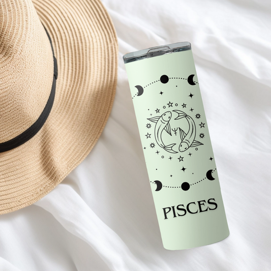 Pisces Zodiac Sign Tumbler