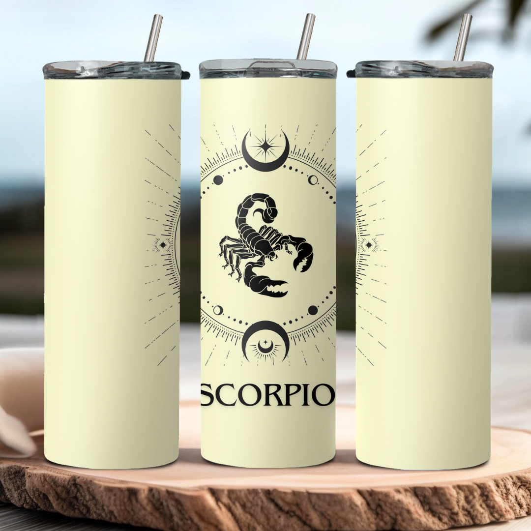 Scorpio Zodiac Sign Tumbler