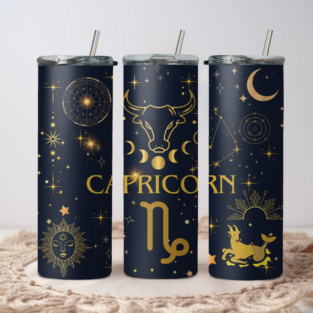 Capricorn Zodiac Sign Tumbler