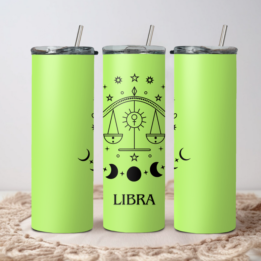 Libra Zodiac Sign Tumbler