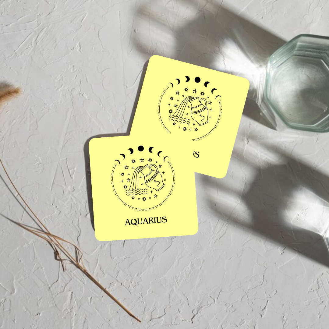 Aquarius Zodiac Coaster