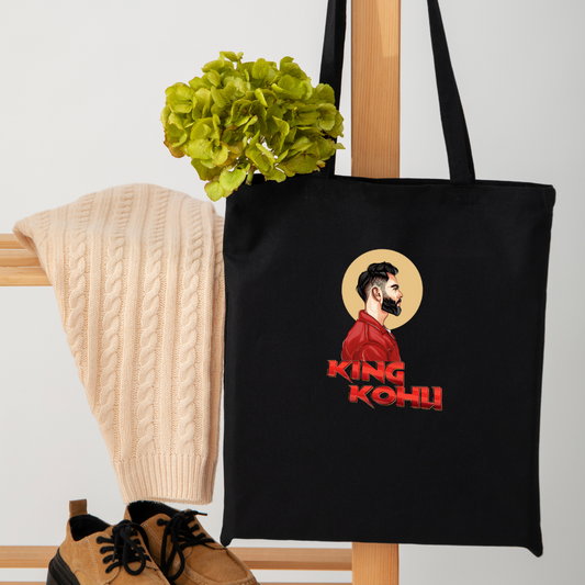 King Kohli Tote Bag